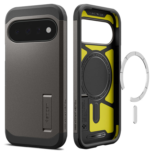 Калъф MagSafe за Google Pixel 11, Spigen, Tough Armor, Сив ACS11855