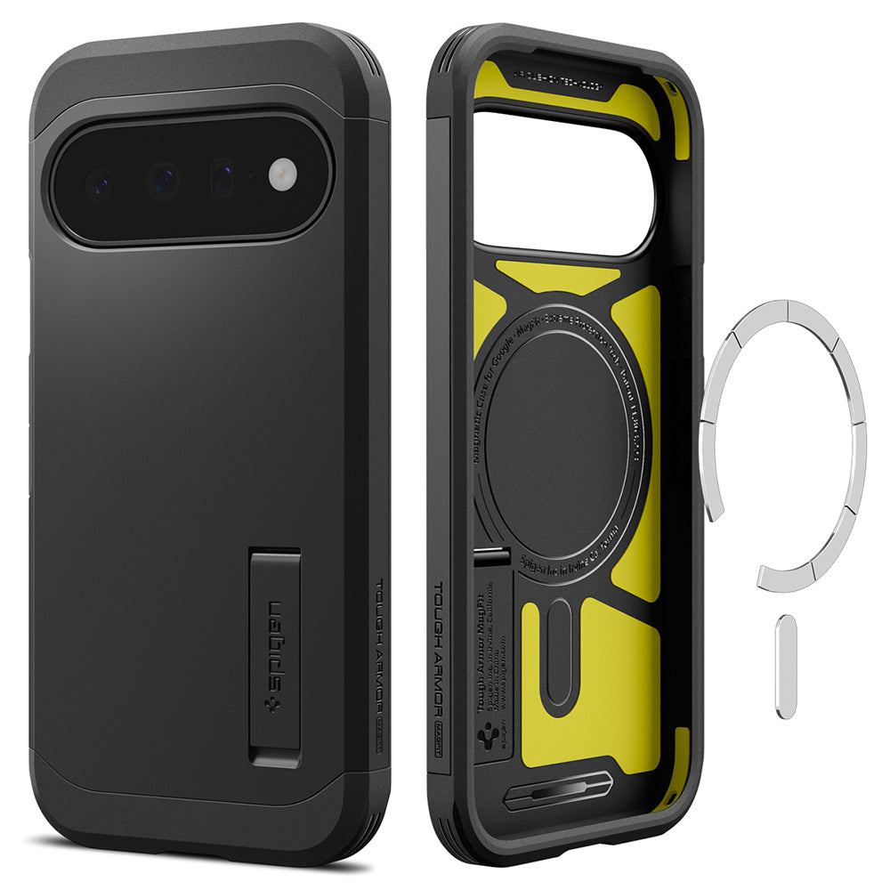 Калъф MagSafe за Google Pixel 11, Spigen, Tough Armor, Черен ACS11443
