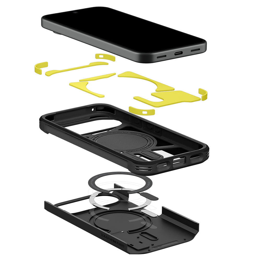 Калъф MagSafe за Google Pixel 11, Spigen, Tough Armor, Черен ACS11443