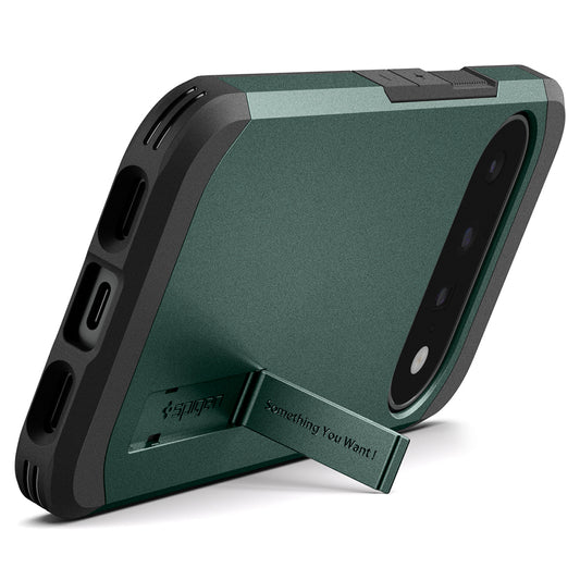 Калъф MagSafe за Google Pixel 11, Spigen, Tough Armor, Зелен ACS11854