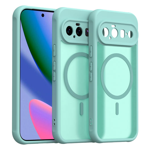 Калъф MagSafe за Google Pixel 11, Techsuit, HaloFrost II, Светлозелен