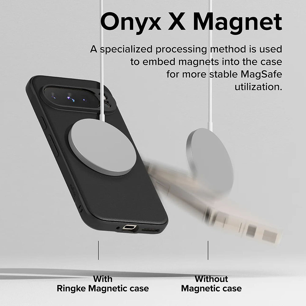 Калъф MagSafe за Google Pixel 9 Pro, Ringke, Onyx, Черен