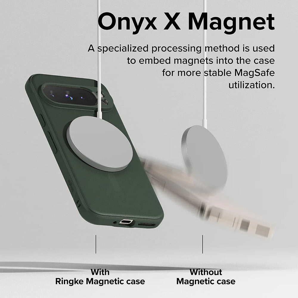 Калъф MagSafe за Google Pixel 9 Pro, Ringke, Onyx, Тъмнозелен