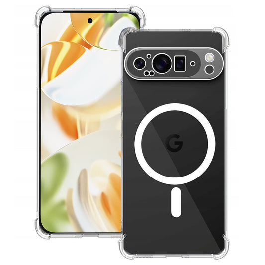 Калъф MagSafe за Google Pixel 9 Pro, Techsuit, удароустойчив, прозрачен