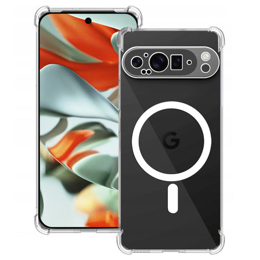 Калъф MagSafe за Google Pixel 9 Pro XL, Techsuit, удароустойчив, прозрачен