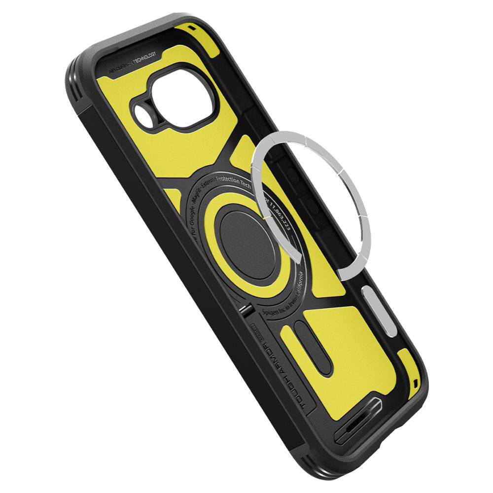 Калъф MagSafe за Google Pixel 9a, Spigen, Tough Armor, Черен