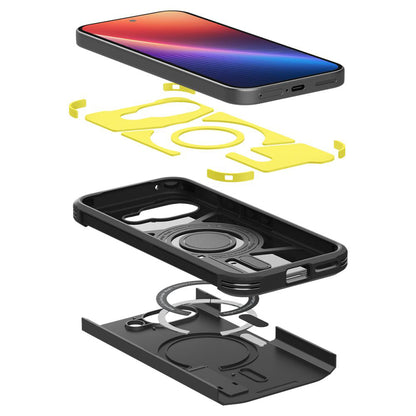 Калъф MagSafe за Google Pixel 9a, Spigen, Tough Armor, Черен