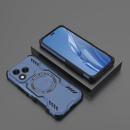 MagSafe калъф за Honor 400 Lite, Techsuit, ArmorMag, син