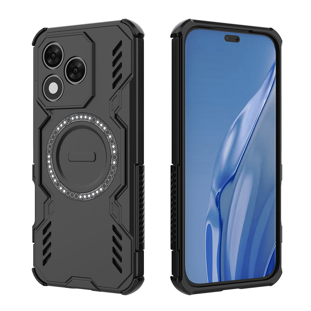 Калъф MagSafe за Honor 400 Lite, Techsuit, ArmorMag, Черен