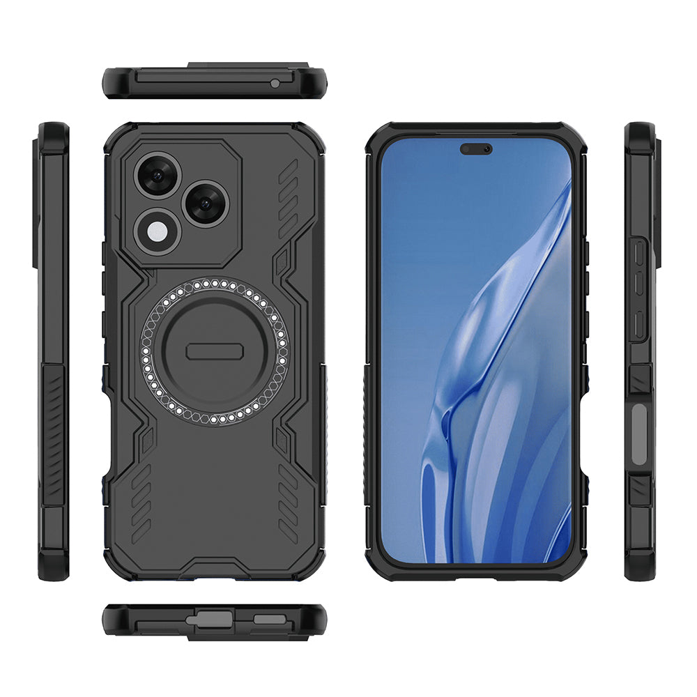 Калъф MagSafe за Honor 400 Lite, Techsuit, ArmorMag, Черен