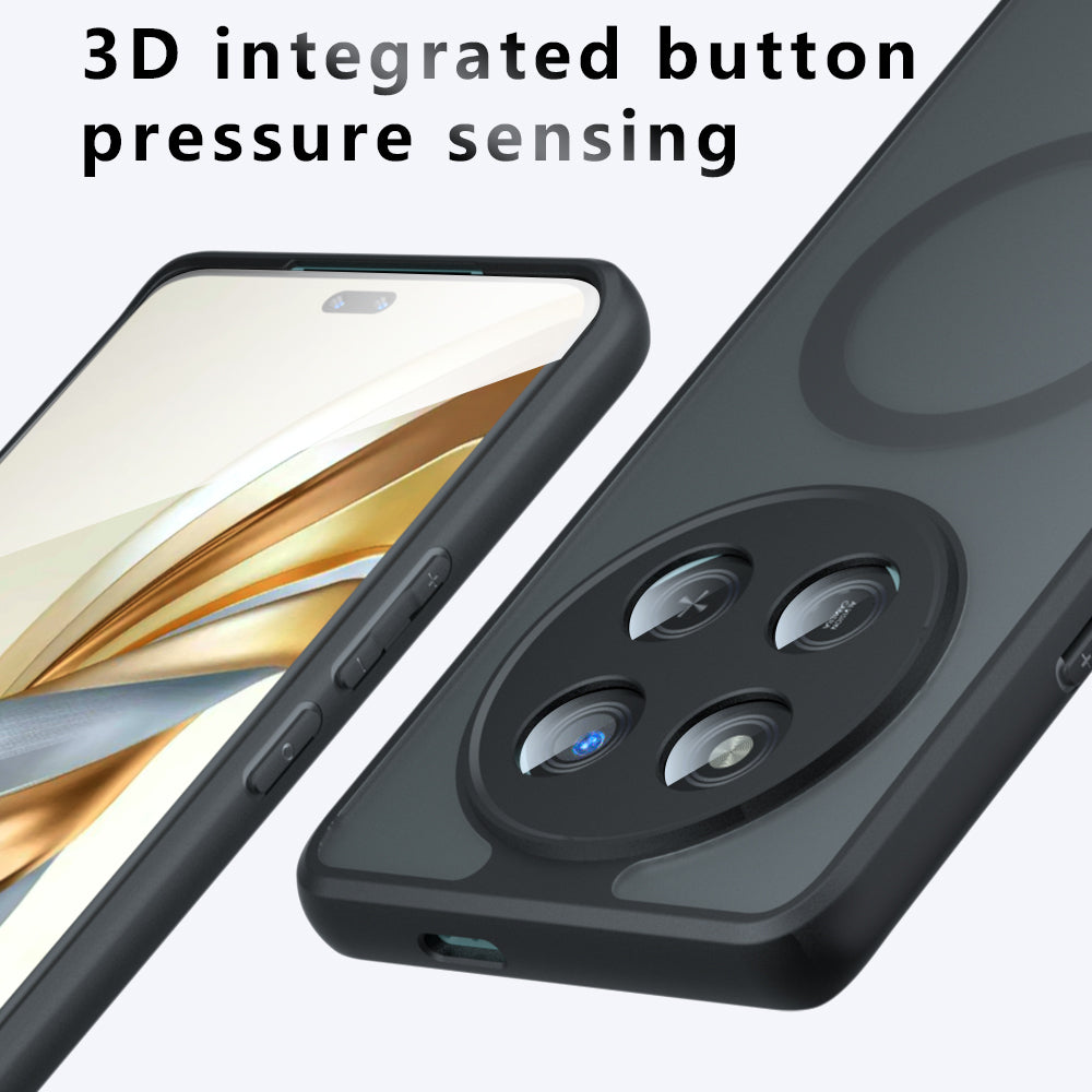 Калъф MagSafe за Honor 400 Lite, Techsuit, PureFrost, Черен
