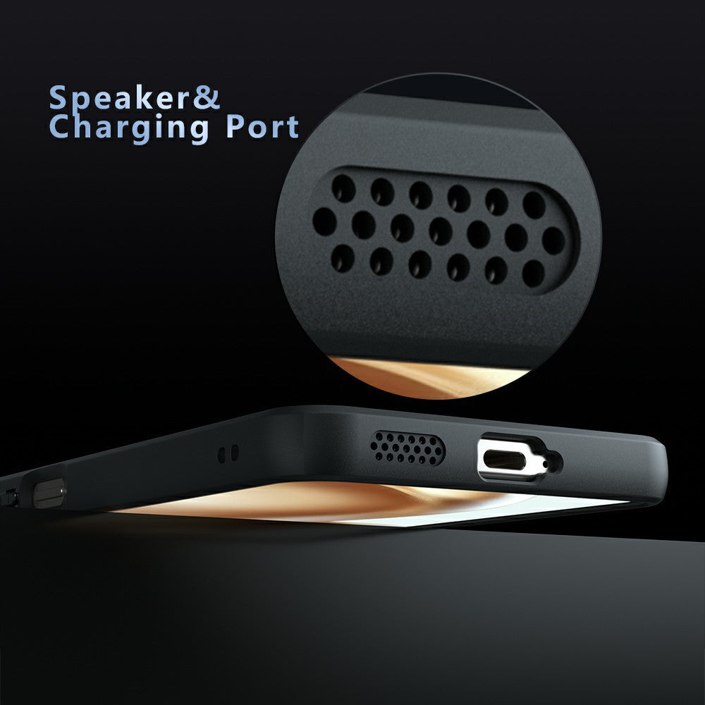 Калъф MagSafe за Honor 400 Smart 4G / X7d 4G / 400 Smart 5G, Techsuit, PureFrost, Сатенено черен