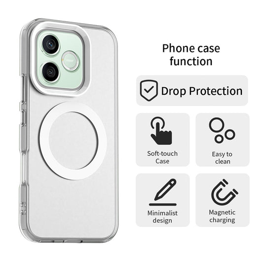 Калъф MagSafe за Honor 600 Lite, Techsuit, CandyCase, Бял