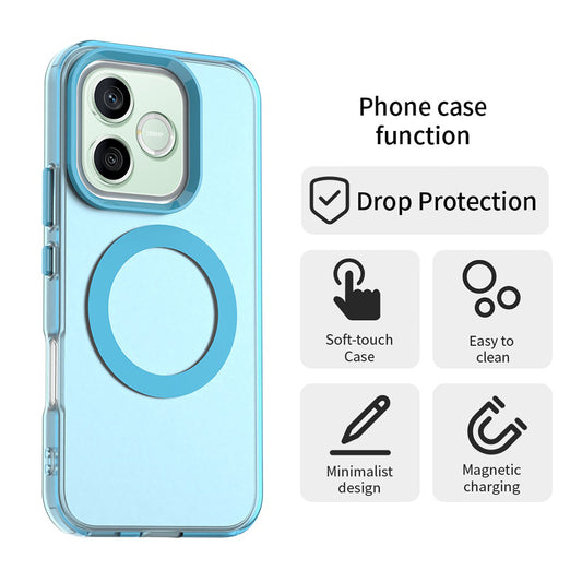 Калъф MagSafe за Honor 600 Lite, Techsuit, CandyCase, Син