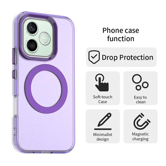 Калъф MagSafe за Honor 600 Lite, Techsuit, CandyCase, Лилав