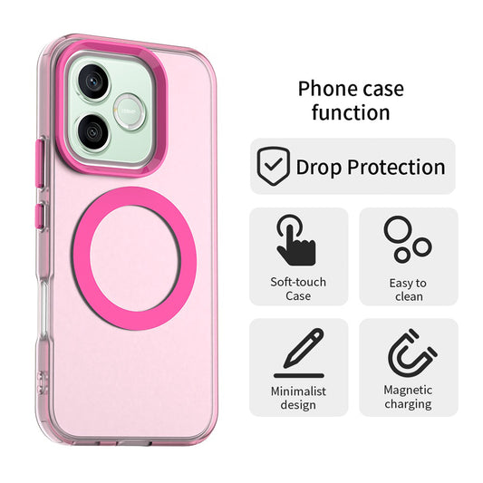 Калъф MagSafe за Honor 600 Lite, Techsuit, CandyCase, Розов
