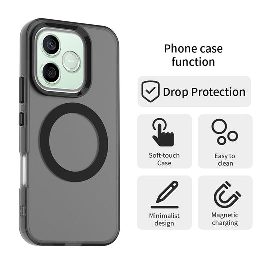Калъф MagSafe за Honor 600 Pro / 600, Techsuit, CandyCase, Черен