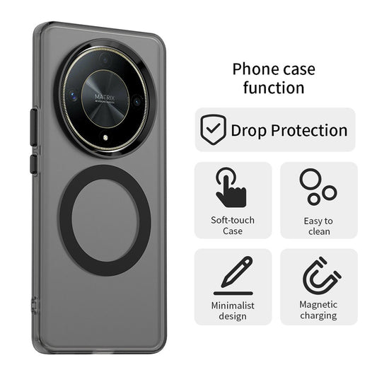 Калъф MagSafe за Honor Magic6 Lite, Techsuit, CandyCase, Черен
