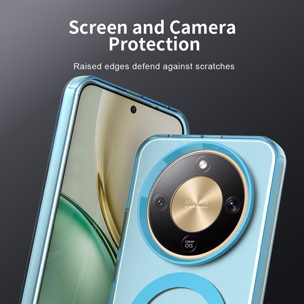 MagSafe Case for Honor Magic8 Lite, Techsuit, CandyCase, Blue