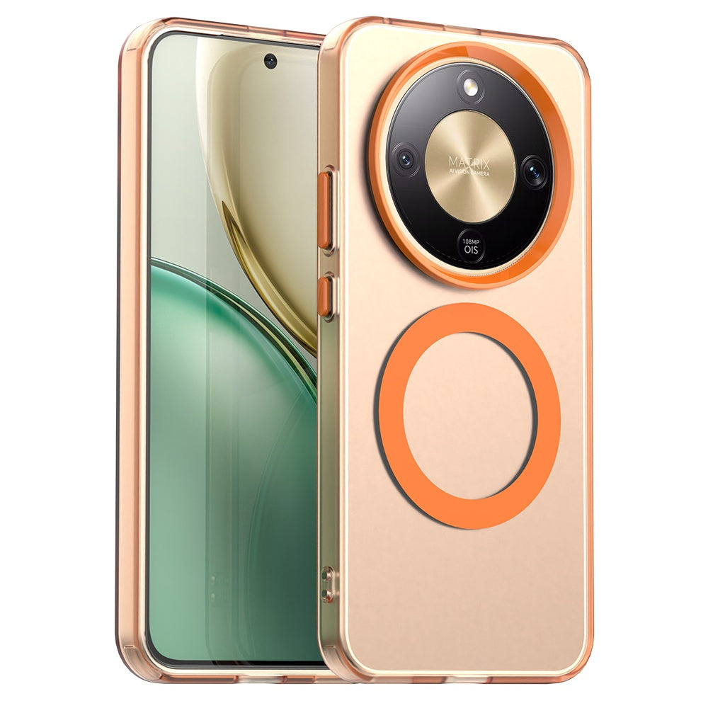 Калъф MagSafe за Honor Magic8 Lite, Techsuit, CandyCase, Оранжев