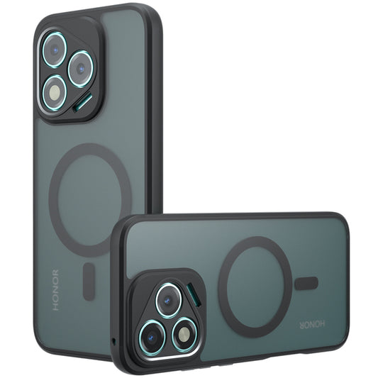 Калъф MagSafe за Honor Magic8 Lite, Techsuit, PureFrost, Сатенено черен