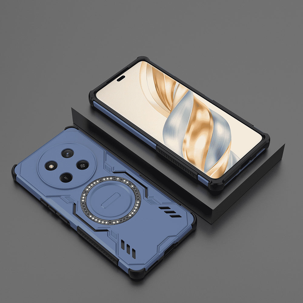 MagSafe калъф за Honor X9c / Magic7 Lite, Techsuit, ArmorMag, син