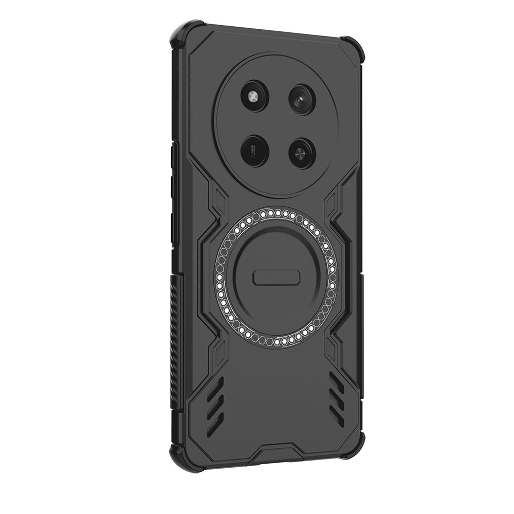 Калъф MagSafe за Honor X9c / Magic7 Lite, Techsuit, ArmorMag, Черен