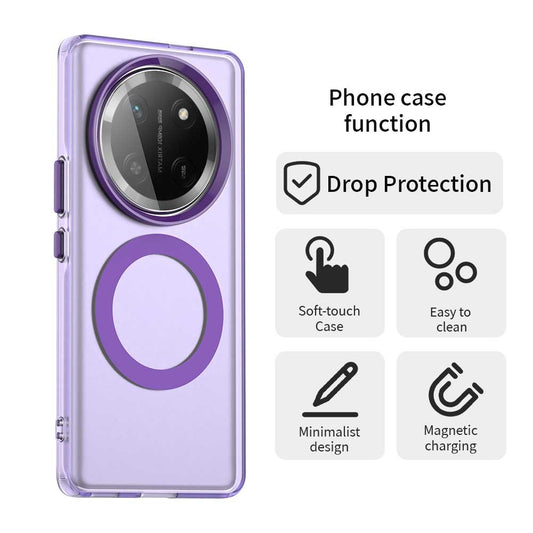 Калъф MagSafe за Honor X9c / Magic7 Lite, Techsuit, CandyCase, Лилав