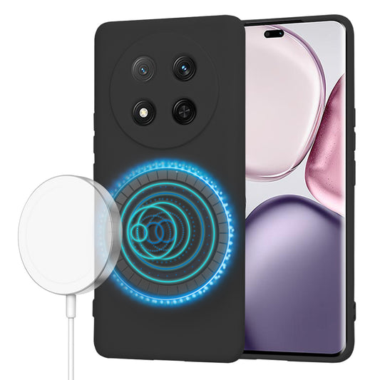Калъф MagSafe за Honor X9c / Magic7 Lite, Techsuit, SoftFlex, Черен