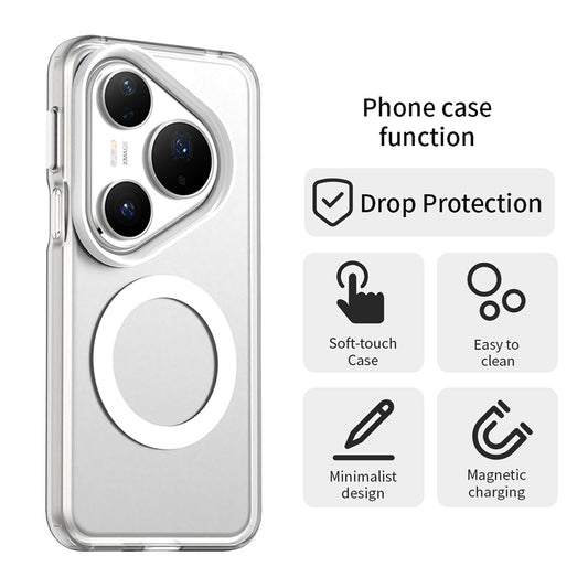 Калъф MagSafe за Huawei Pura 80 Pro, Techsuit, CandyCase, Бял