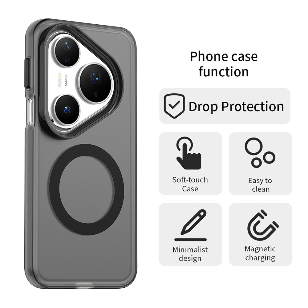 Калъф MagSafe за Huawei Pura 80 Pro, Techsuit, CandyCase, Черен