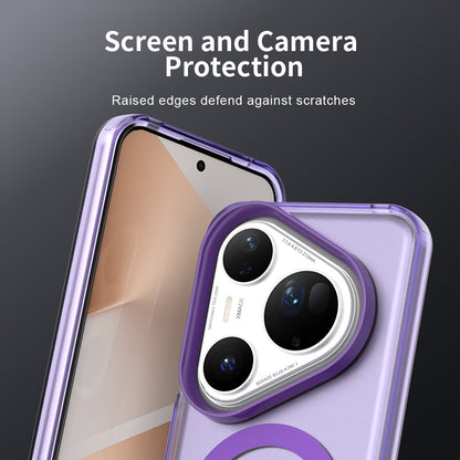 Калъф MagSafe за Huawei Pura 80 Ultra, Techsuit, CandyCase, Лилав