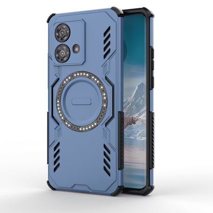 MagSafe калъф за Motorola Edge 40 Neo, Techsuit, ArmorMag, Син