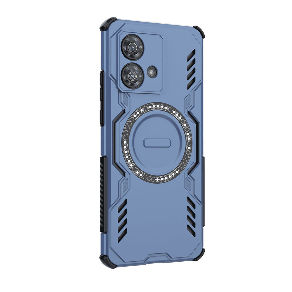 MagSafe калъф за Motorola Edge 40 Neo, Techsuit, ArmorMag, Син