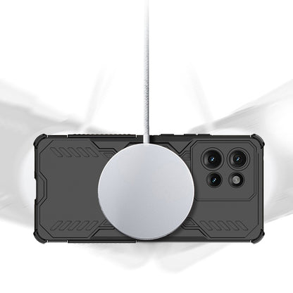 MagSafe калъф за Motorola Edge 50 Fusion, Techsuit, ArmorMag, Черен