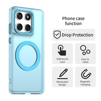 Калъф MagSafe за Motorola Edge 60 Fusion / Edge 60, Techsuit, CandyCase, Син