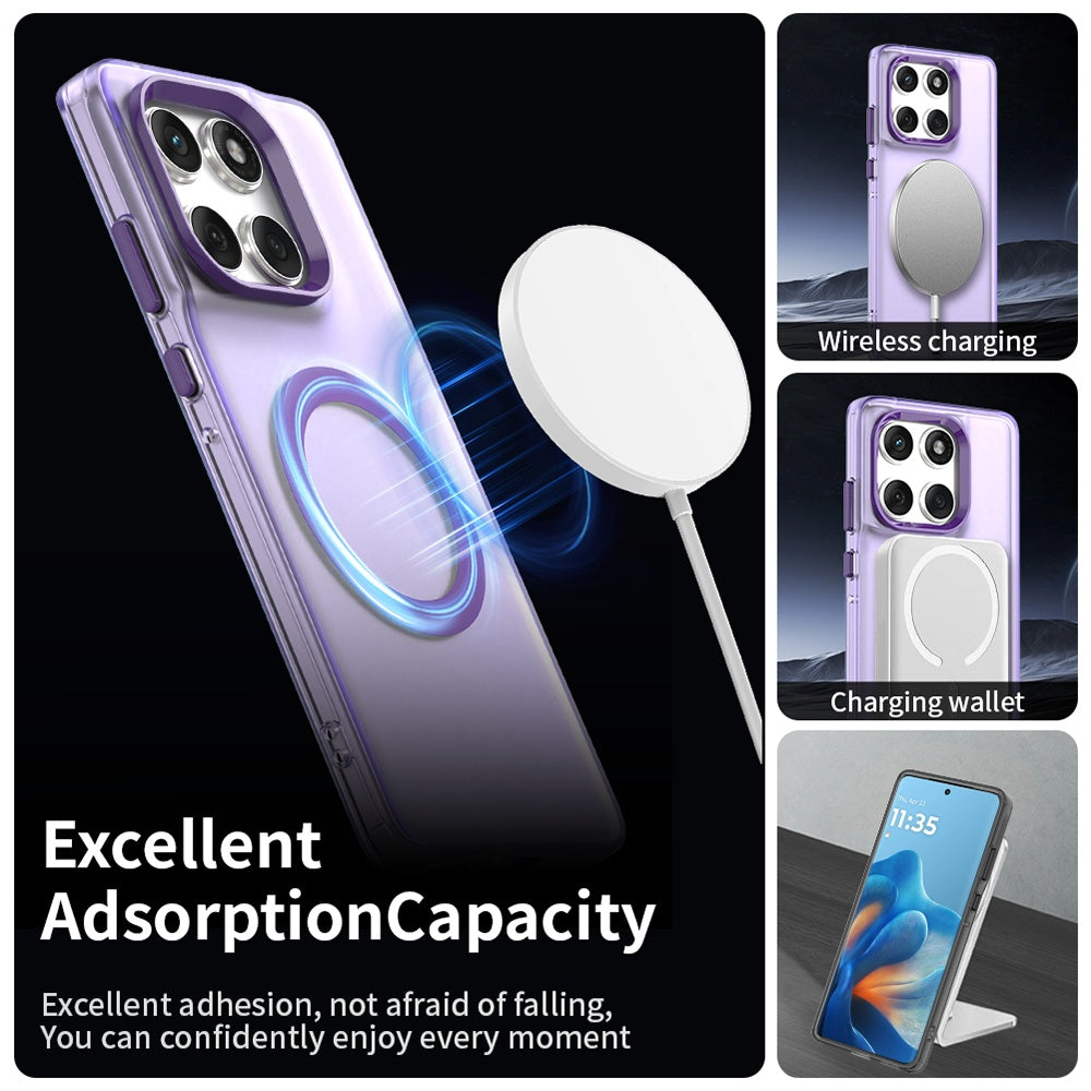Калъф MagSafe за Motorola Edge 60 Fusion / Edge 60, Techsuit, CandyCase, Лилав