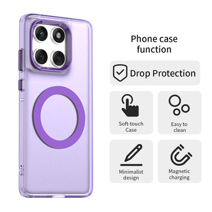 Калъф MagSafe за Motorola Edge 60 Fusion / Edge 60, Techsuit, CandyCase, Лилав