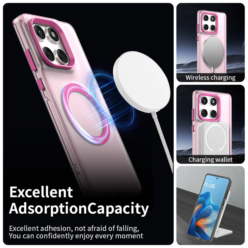 Калъф MagSafe за Motorola Edge 60 Fusion / Edge 60, Techsuit, CandyCase, Розов