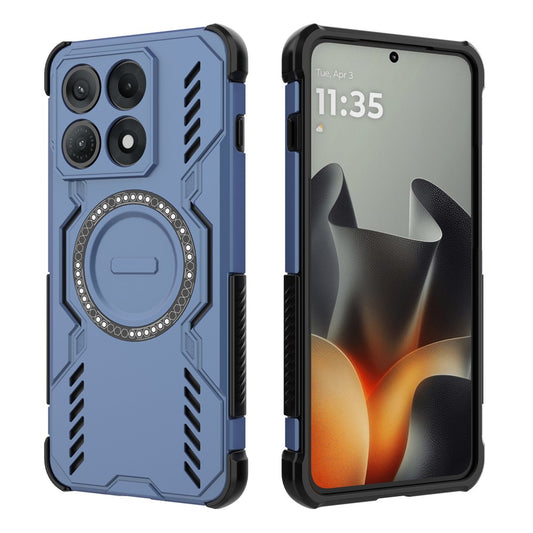 MagSafe калъф за Motorola Edge 70 Max, Techsuit, ArmorMag, Син