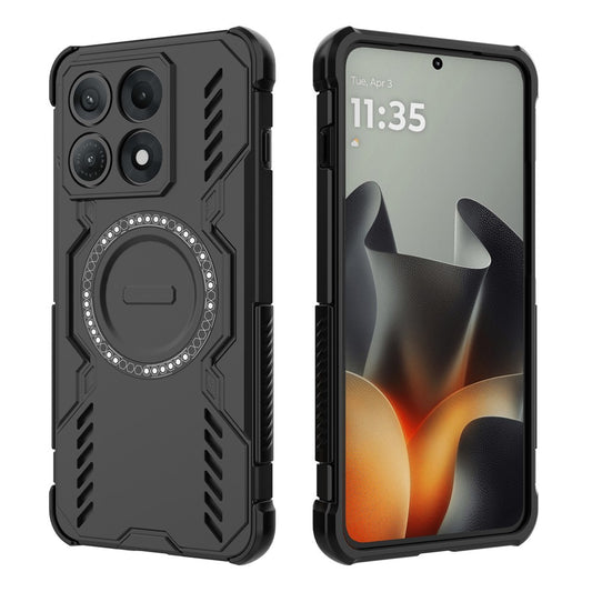Калъф MagSafe за Motorola Edge 70 Max, Techsuit, ArmorMag, Черен