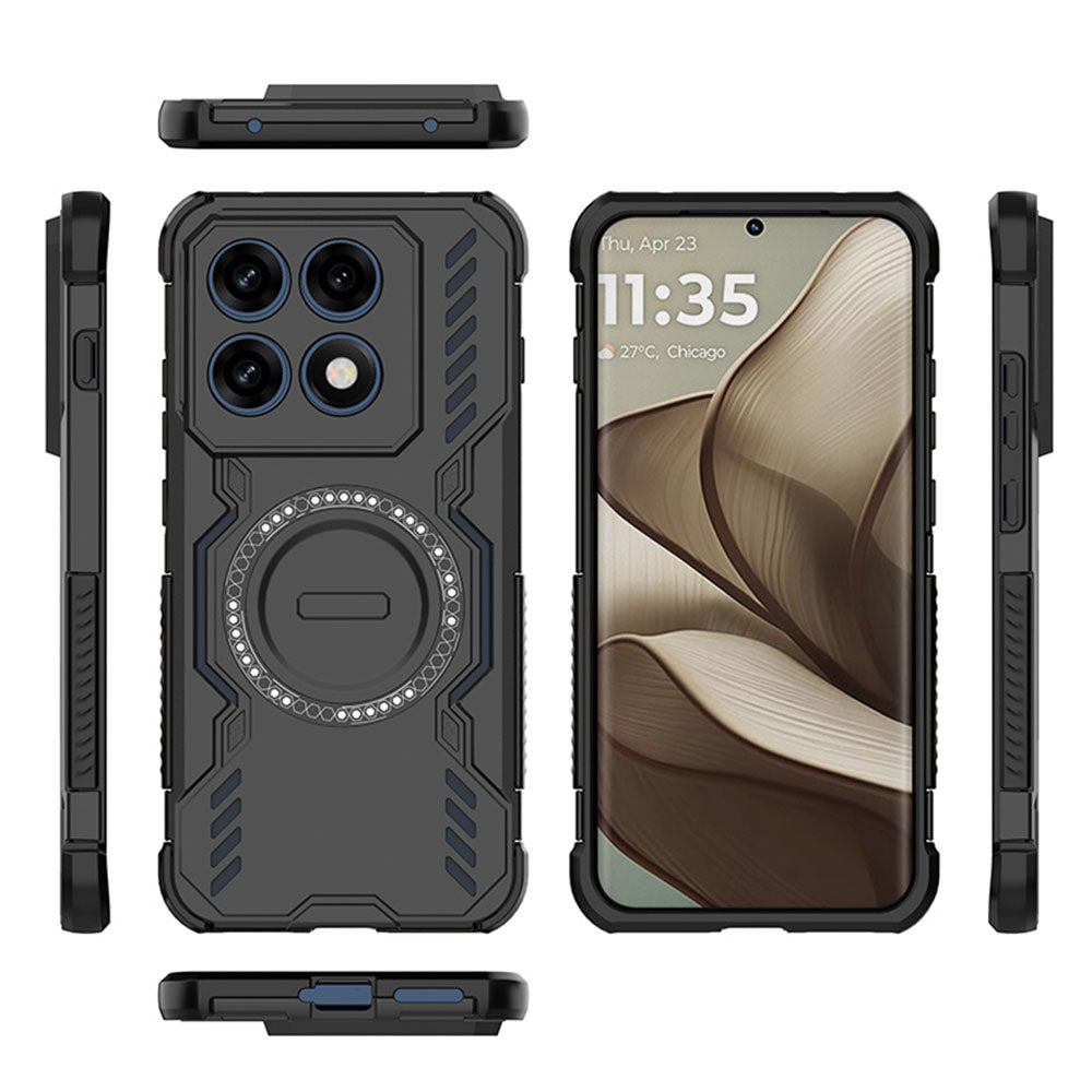 MagSafe Case for Motorola Edge 70 Pro, Techsuit, ArmorMag, Blue