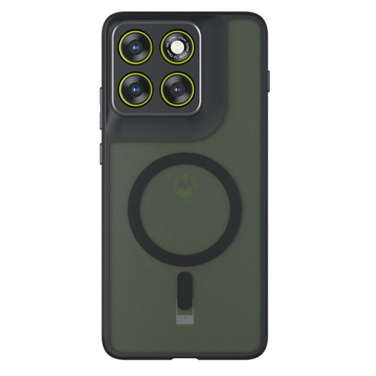 Калъф MagSafe за Motorola Edge 70 Pro, Techsuit, PureFrost, Черен сатен