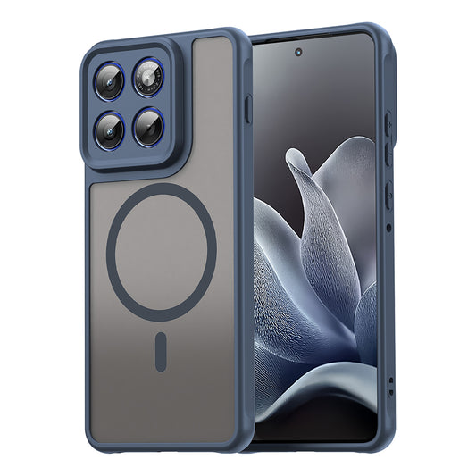 Калъф MagSafe за Motorola Edge 70, Techsuit, HaloFrost II, Тъмносин