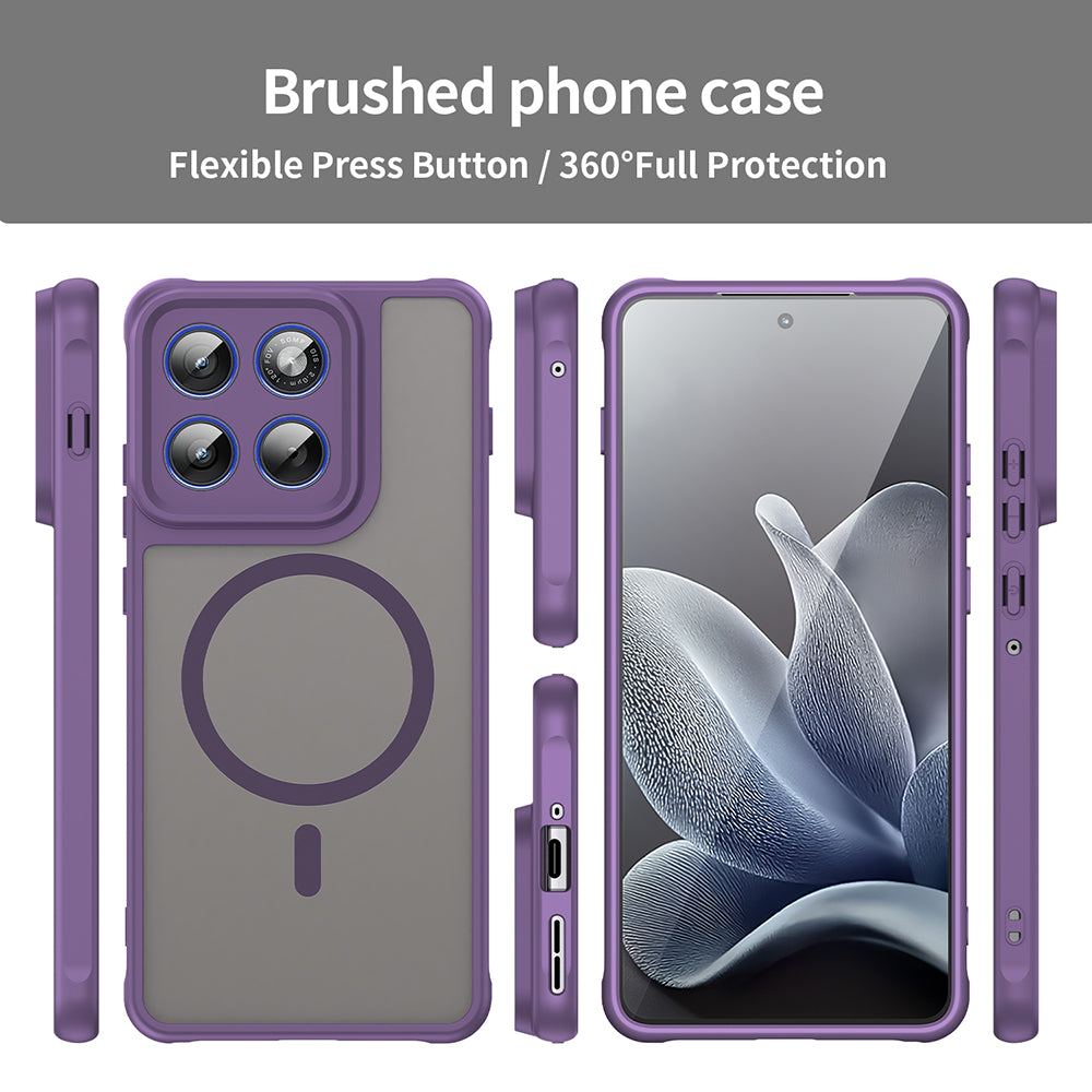 MagSafe Case for Motorola Edge 70, Techsuit, HaloFrost II, Purple