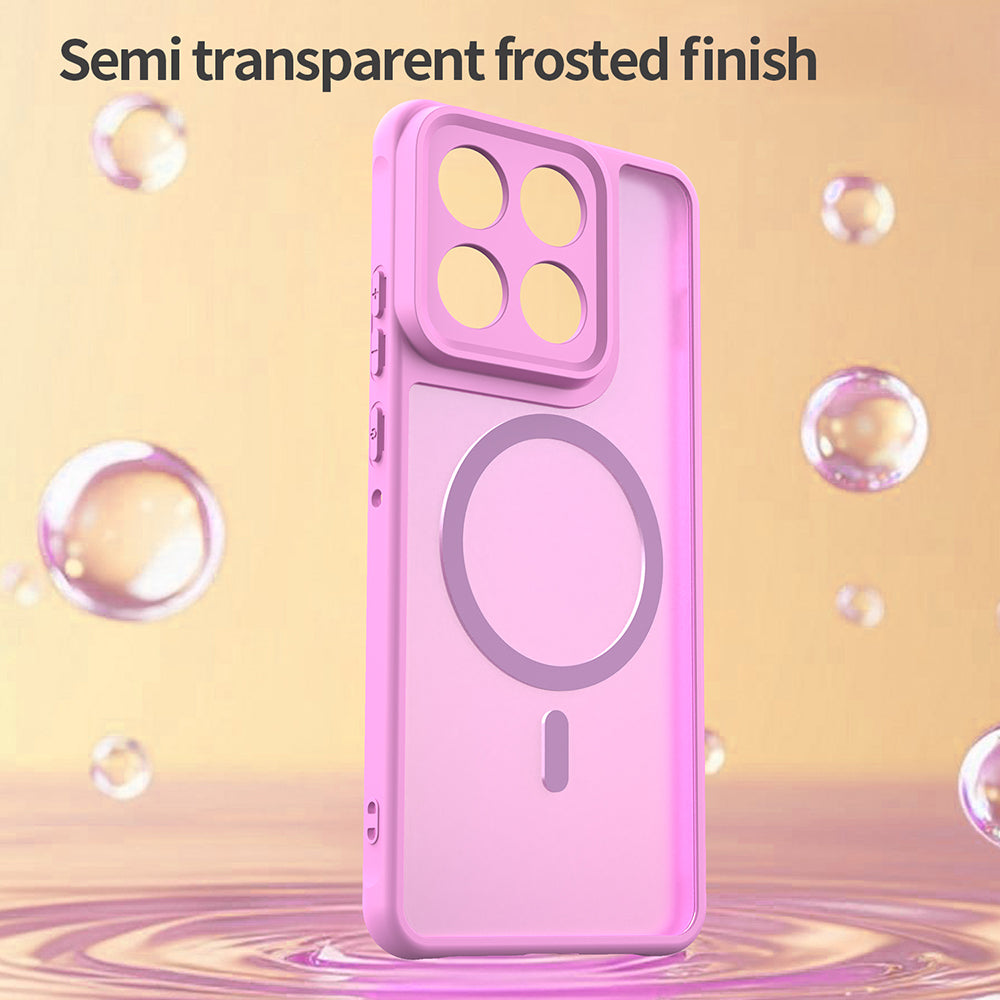 Калъф MagSafe за Motorola Edge 70, Techsuit, HaloFrost II, Розов