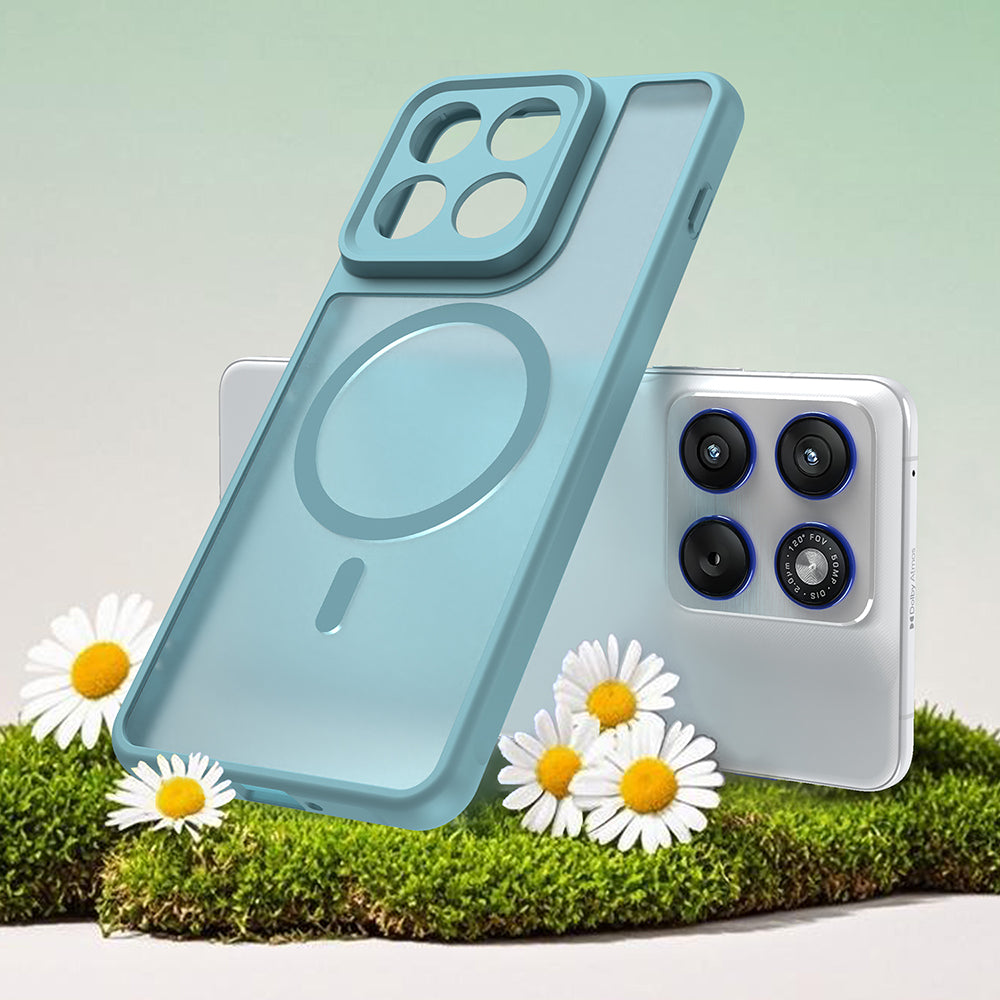 Калъф MagSafe за Motorola Edge 70, Techsuit, HaloFrost II, Светлозелен