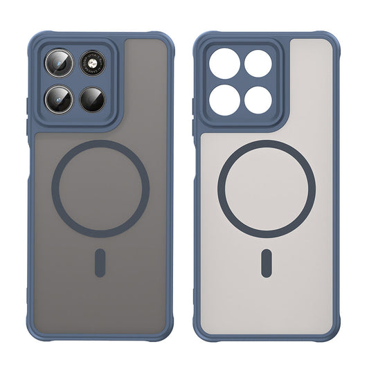 Калъф MagSafe за Motorola Moto G47 / G37 Power / G37, Techsuit, HaloFrost II, Тъмносин