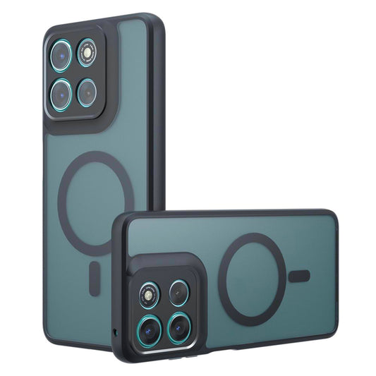 Калъф MagSafe за Motorola Moto G67 Power / G57 Power, Techsuit, PureFrost, Сатенено черен