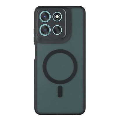 Калъф MagSafe за Motorola Moto G67 Power / G57 Power, Techsuit, PureFrost, Сатенено черен